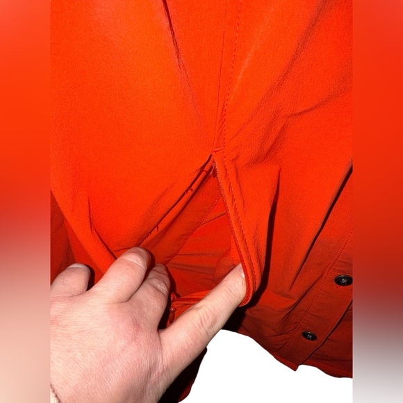 Duluth Rain jacket coral orange Medium perfect condition - Picture 4 of 12